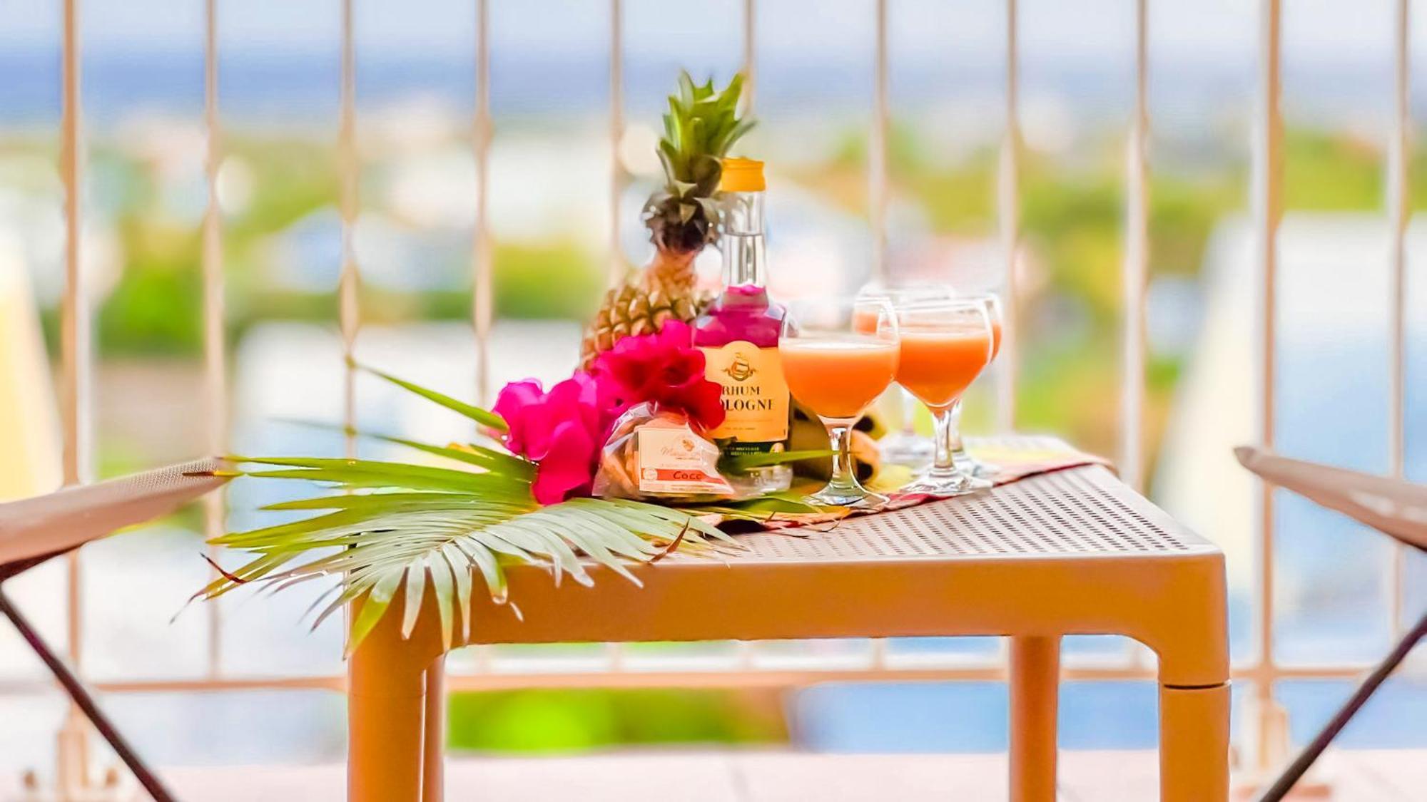 Magnifique Appartement Fleurs Caraibes - 6 Personnes En Residence Avec Piscine Privee - Sainte Anne Eksteriør bilde